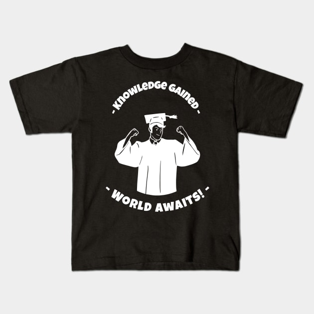 College Graduation T-shirt Kids T-Shirt by VisionDesigner